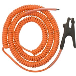 Coiled Grounding Cable with Clamp TIMM