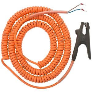 Coiled Grounding Cable with Clamp, for EKX-4